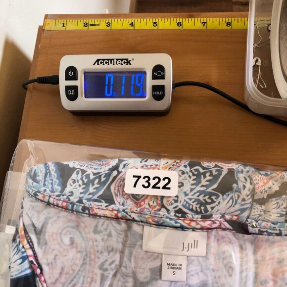 J Jill Dress Womens Small Blue Multi Paisley A Line Knee Sleeveless Stretch Sun - Picture 11 of 11